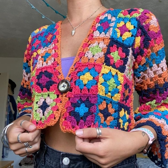 Granny square cardigan - Picture 8 of 10